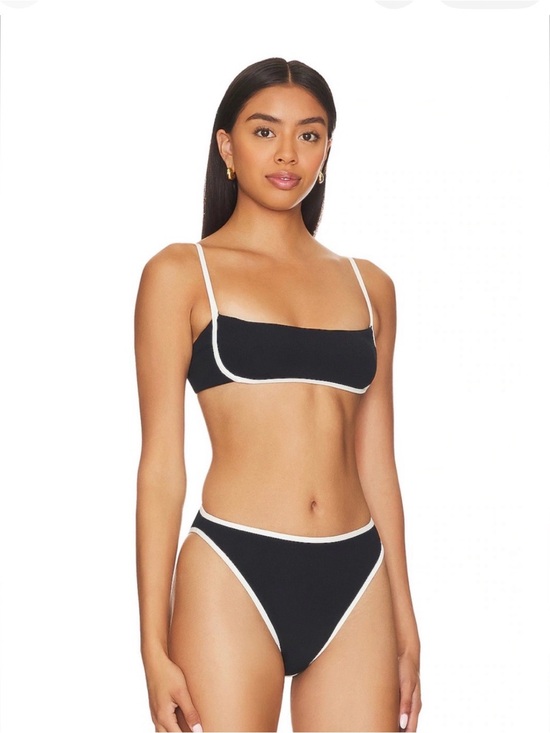 l*space Other - Black Bikini Set with White Trim